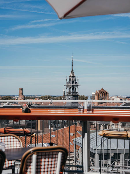 Le Restaurant Ma Biche Sur Le Toit Restaurant Des Galeries Lafayette